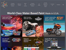 Tablet Screenshot of createxcolors.com